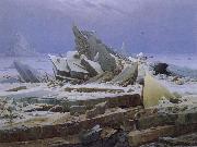 Caspar David Friedrich Arctic Shipwreck Germany oil painting artist